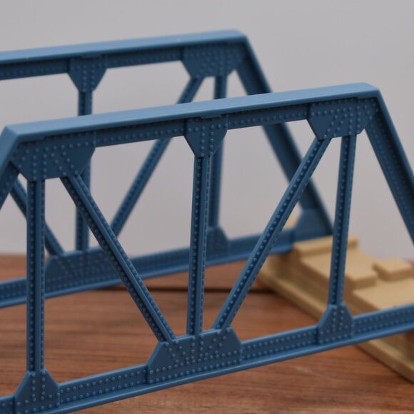 Thomas & Friends Trackmaster Blue Sides Train Bridge with lower Risers Hit Toy - Picture 4 of 7